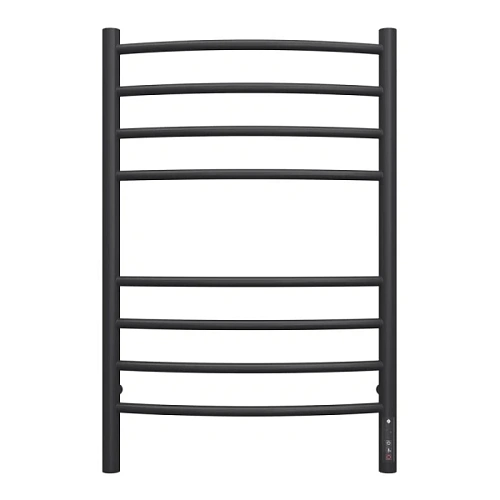 Полотенцесушитель электрический Terminus Классик П8 50х80 см матовый черный - фото 2