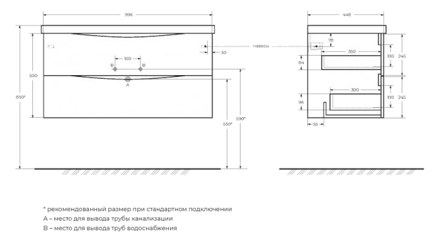 Схема (детальная фотография), окрашенные