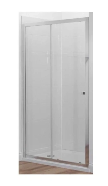 Душевая дверь реверсивная Jacob Delafon Serenity 100 см прозрачное стекло, профиль хром E14C100-GA (детальная фотография)