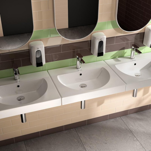 Раковина Kerama Marazzi Buongiorno 60 см белая BG.wb.60 (детальная фотография), современные, hi-tech