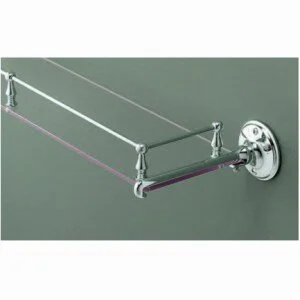 Полка со стеклом для ванной, цвет хром, Devon&Devon Old Navy MIL602CR (детальная фотография)