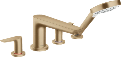 Смеситель для ванны Hansgrohe Talis E шлифованная бронза - фото 5