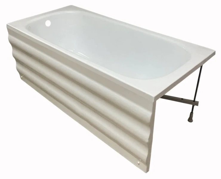 Акриловая ванна Eurolux Lait E1015070017, 150 х 70 см, белая, (детальная фотография), 150х70