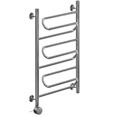 Полотенцесушитель электрический Ника Curve ЛЗ 80/40 см с терморегулятором