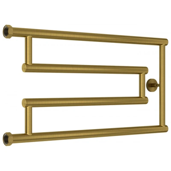 Полотенцесушитель водяной Сунержа High-Tech+ 65х32 см состаренная латунь 051-4051-3265 (детальная фотография)