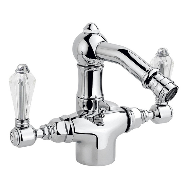 Смеситель для биде, матовый хром, Nicolazzi Half Dome Crystal 1434CS34 (детальная фотография)