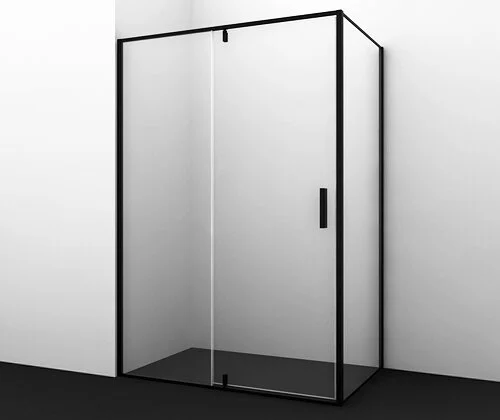 Душевой уголок WasserKRAFT Elbe 120х90 см профиль черный 74P07 (детальная фотография)
