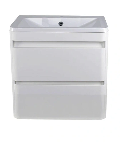 Тумба под раковину подвесная Style Line Атлантика 60 см белая - фото 1