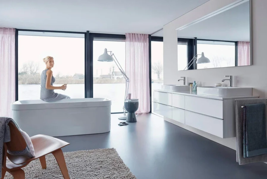 Раковина с одним отверстием под смеситель Duravit Happy D.2 2318650000 (детальная фотография) index_3