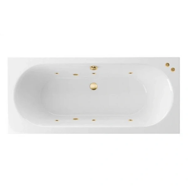 Ванна гидромассажная Excellent Oceana Slim Soft 180 x 80 см, белый/золото, WAEX.OCE18S.SOFT.GL (детальная фотография)