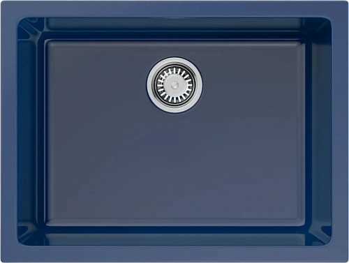 Мойка для кухни Omoikiri Okinoshima 61-U/I-IB Glossy 61 см indigo blue - фото 2