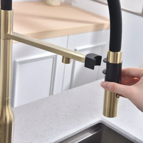 Смеситель для питьевой воды Paulmark Magneto One светлое золото Ma213188-LG (детальная фотография), в наличии