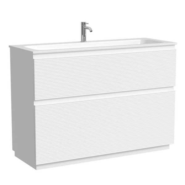 Тумба под раковину напольная Sancos Folk Floor 120 см bianco FL120FW (детальная фотография)