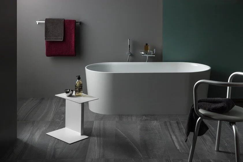 Ванна Laufen Val 2302820000001 160 х 75 см, из искусственного камня, белая 2.3028.2.000.000.1 (детальная фотография), искусственный камень