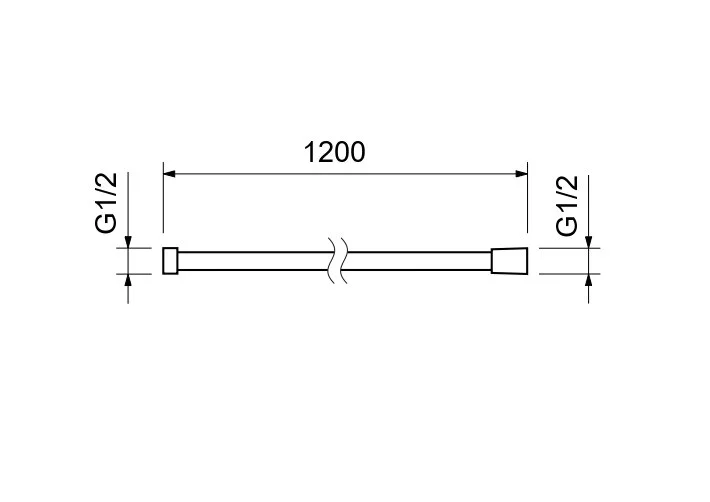 Шланг для душа Акватек золото шлифованное AQ2104BG (детальная фотография), шланги для душа