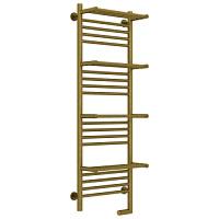 Полотенцесушитель электрический правый, четыре полки цвет состаренная бронза Сунержа Богема 2.0 1200х400