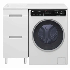 Тумба под раковину напольная Misty Байкал 40 см белая