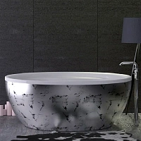 Ванна Knief Club 160 х 62 см, silver/black