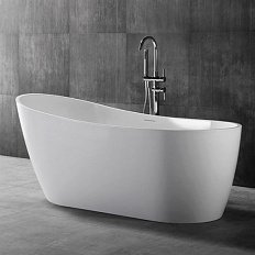 Акриловая ванна Abber 130х70 см отдельностоящая