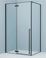 Душевой уголок IDDIS Slide 120х90 см черный алюминиевый профиль