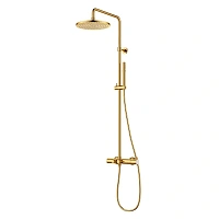 Душевая стойка CEZARES ECO брашированное золото