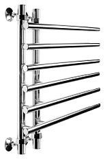 Полотенцесушитель водяной Ника Bamboo 50x60 см хром