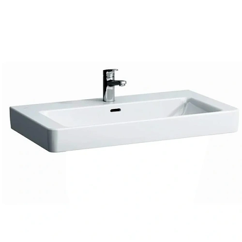 Раковина Laufen Pro S 85 см с 1 отверстием для смесителя, с отверстием перелива - фото 6