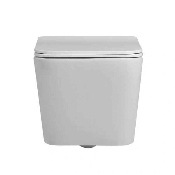 Унитаз подвесной Abber Rechteck AC1201 безободковый (детальная фотография), современные, hi-tech, прямоугольные