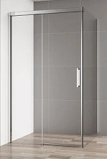Душевой уголок Cezares Duet Soft 160х100 см прозрачное стекло, профиль хром