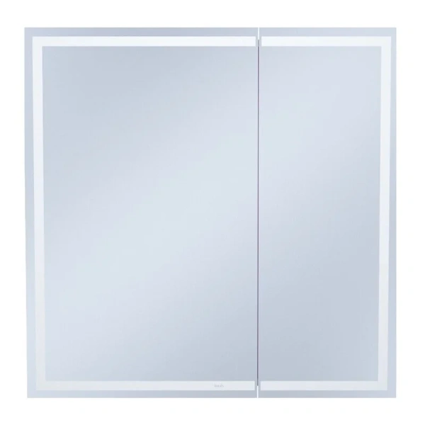 Зеркальный шкаф с подсветкой IDDIS Zodiac 80 см белый ZOD8000i99 (детальная фотография)