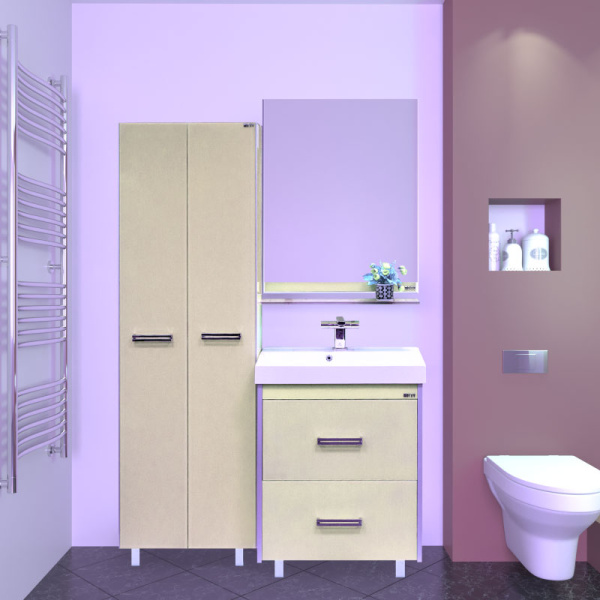 Зеркало с полочкой, цвет  бежевый, Misty Джулия Л-Джу03065-0310 (детальная фотография), по запросу