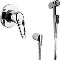 Гигиеническая лейка с держателем и шлангом Lemark Luna LM4119C