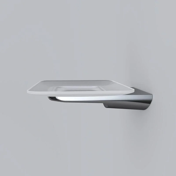 Стеклянная мыльница AM.PM INSPIRE 2.0 с настенным держателем A50A34200 (детальная фотография), настенные