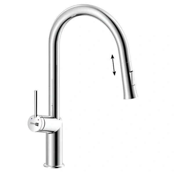 Смеситель для кухни Lemark Minima с вытяжным изливом, хром LM3850C (детальная фотография)