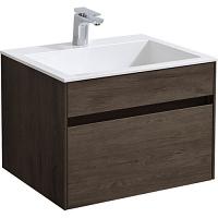 Тумба под раковину подвесная Vincea Chiara 59,2 см R.Oak