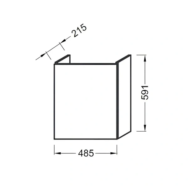 Тумба под раковину подвесная Jacob Delafon Odeon Up 50 см дуб сонома EB863RU-E5 (детальная фотография), в наличии