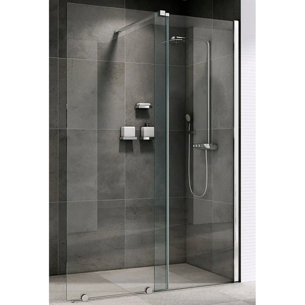 Душевая дверь в нишу Abber Komfort 120 см стекло прозрачное AG09120 (детальная фотография)