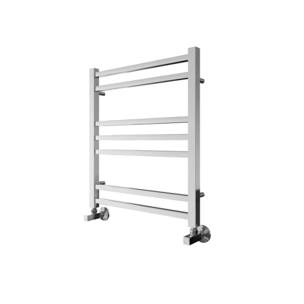 Полотенцесушитель водяной Акватек Альтаир 50x60 см хром AQ KK0760CH (детальная фотография), лесенка, вертикальные