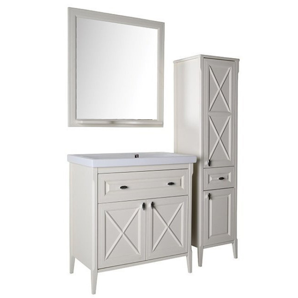Зеркало ASB-Woodline Монте 80 см бежевое 10776 БЖ (детальная фотография), в раме
