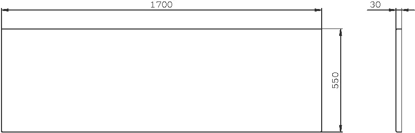 Фронтальная панель для ванны Am.Pm X-Joy 170 см белая W94A-170-075W-P (детальная фотография) index_3