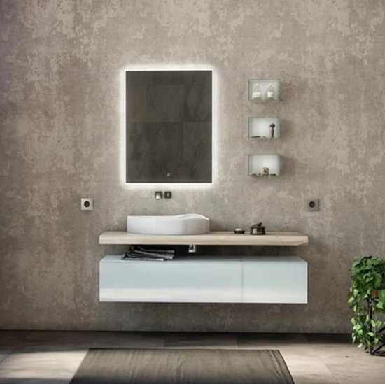 Мебель для ванной Velvex Felay под накладную раковину (детальная фотография)