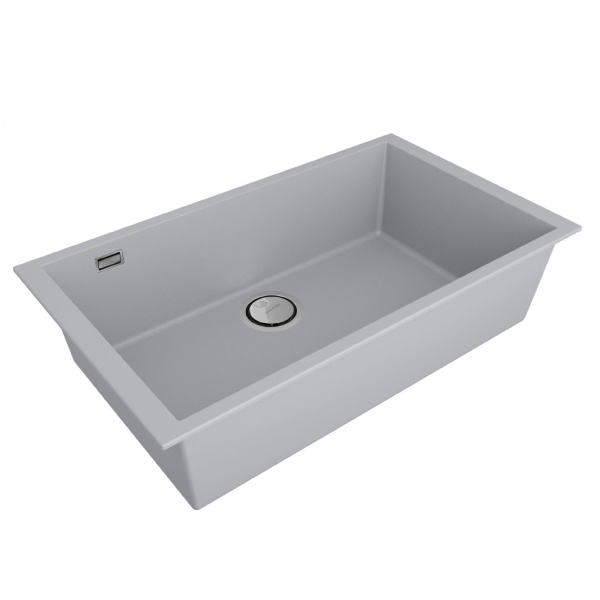 Мойка для кухни Paulmark Neo classic 76 см Urban grey PM967644-UGR (детальная фотография), встраиваемые, интегрированные