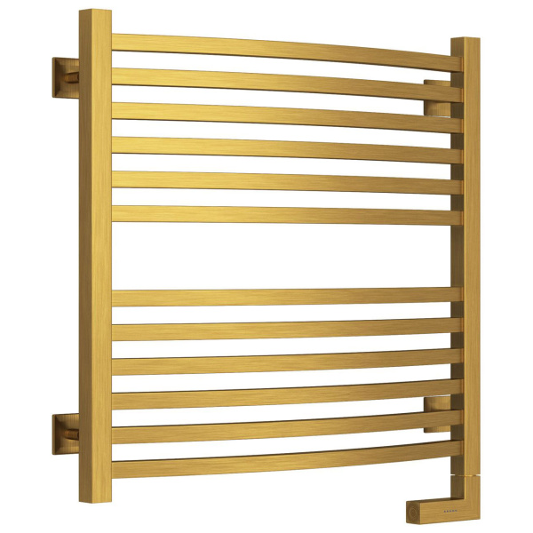 Полотенцесушитель электрический Сунержа Аркус 2.0 60х60 см состаренная латунь, тэн правый 051-5605-6060 (детальная фотография)