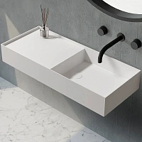 Раковина Abber Stein 80 см белая матовая