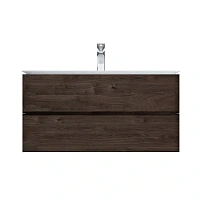 Тумба под раковину подвесная Am.Pm Sensation 100 см табачный дуб