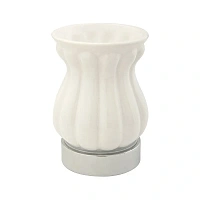 Стакан для ванной Migliore Olivia белая керамика, хром