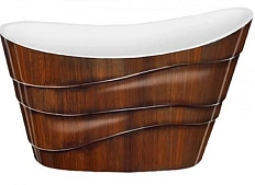 Ванна акриловая, цвет Brown Wood, Lagard Alya