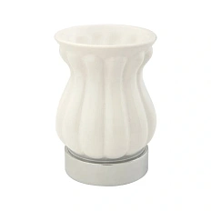 Стакан для ванной Migliore Olivia белая керамика, хром