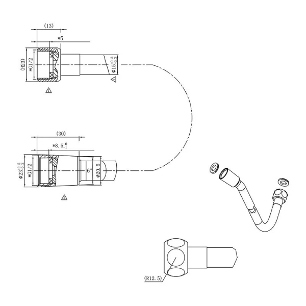 Душевой комплект Vincea Inspire хром VSFW-433TI5RCH (детальная фотография) index_1