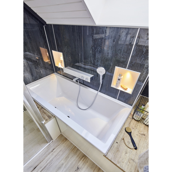 Лейка для душа Hansgrohe Raindance Select E белая/хром 26520400 (детальная фотография), душевые лейки